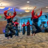 Dance team performing at the AAPI All New Year Festival