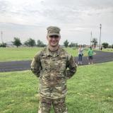 Shane Smith in Army ROTC greens