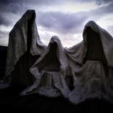 Ghost-like sculptures