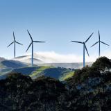 Wind farm in New Zealand