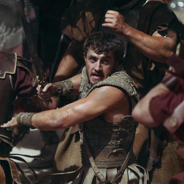 Scene from Gladiator II movie