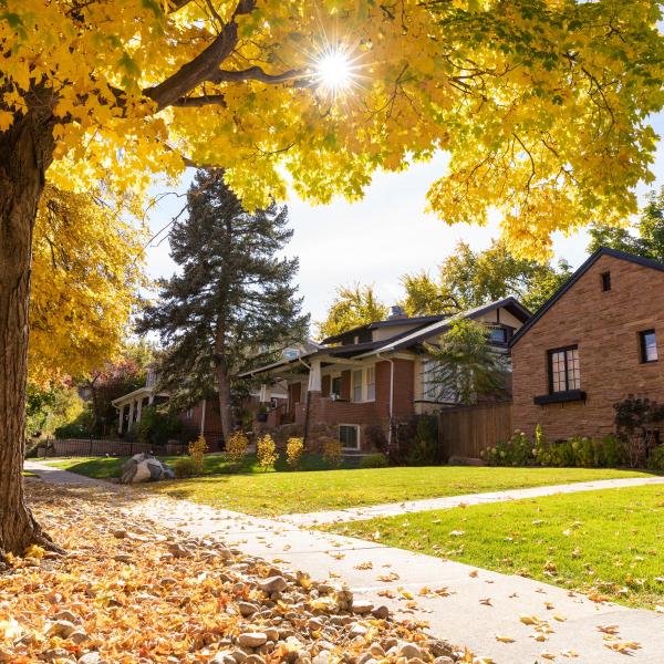 a single-family home in the University Hill neighborhood
