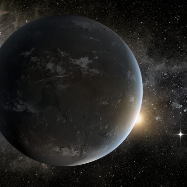 Illustration of the exoplanet Kepler