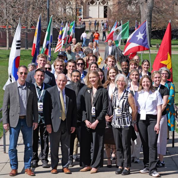 2024 Conference on World Affairs procession