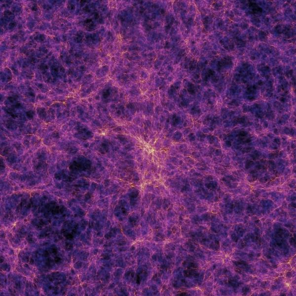 Image of purple strands forming a web-like pattern around dark voids