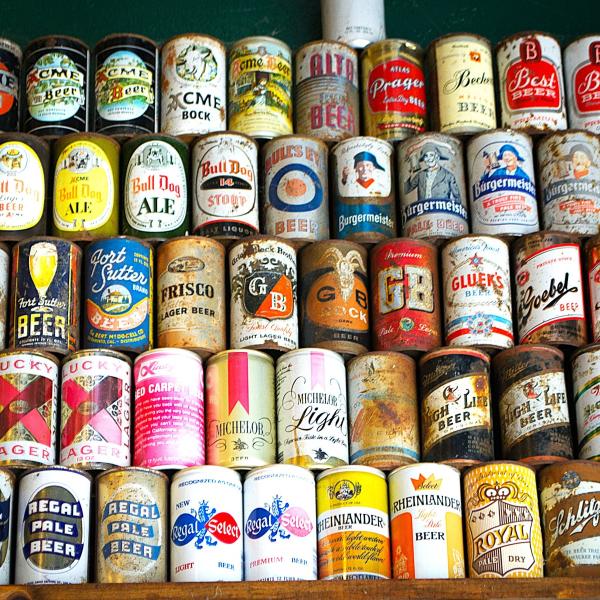 beer cans