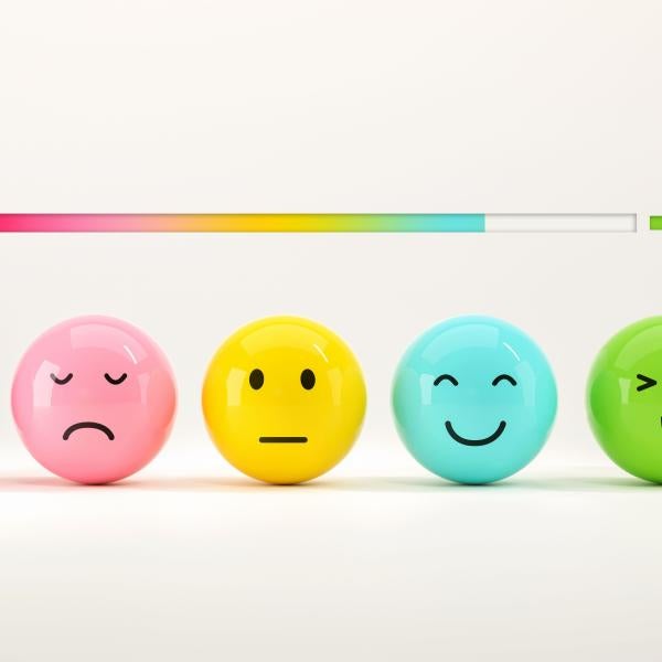 figures illustrating a range of emotions