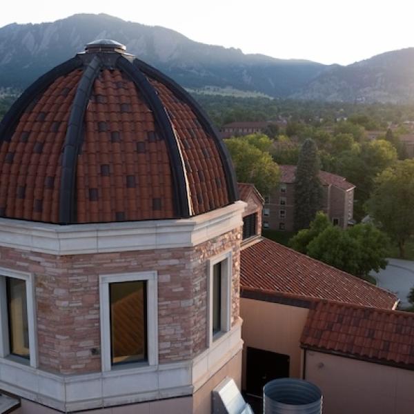 Koelbel building at sunset