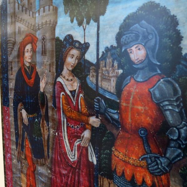 painting in an exhibit