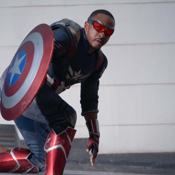 Actor Anthony Mackie plays the titular Captain America in Captain America: Brave New World. (Photo: Marvel Studios)