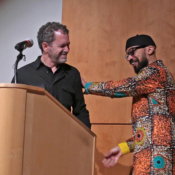 CU President Todd Saliman and CAAAS Director Reiland Rabaka
