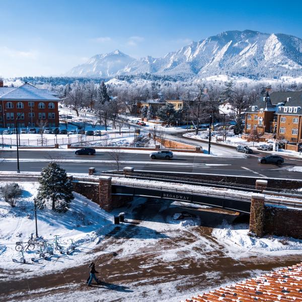 snowy campus