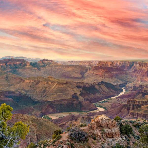 panoramic view of the Colorado River