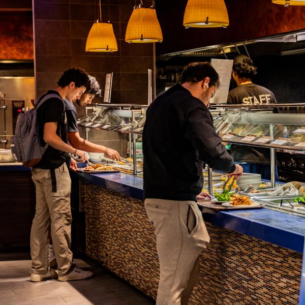 Smoke n' Grill dining station in the C4C