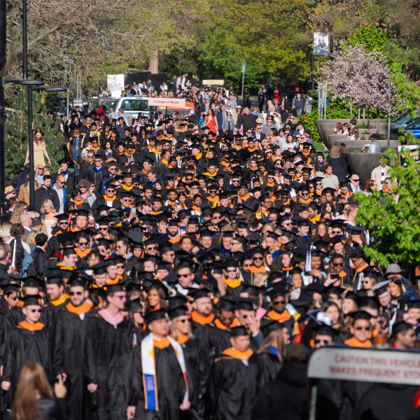 Procession onto Folsom Field