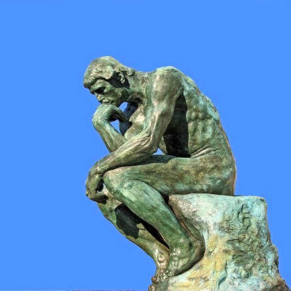 The Thinker statue
