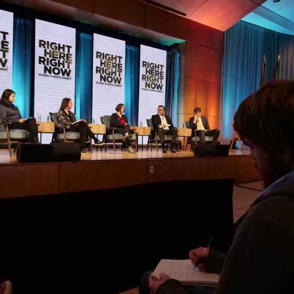 Panelists speak at the 2022 Right Here, Right Now conference
