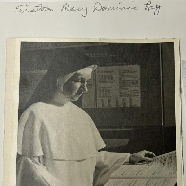 Sister Mary Dominic Ray in habit