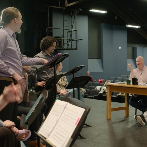 musicians in a workshop