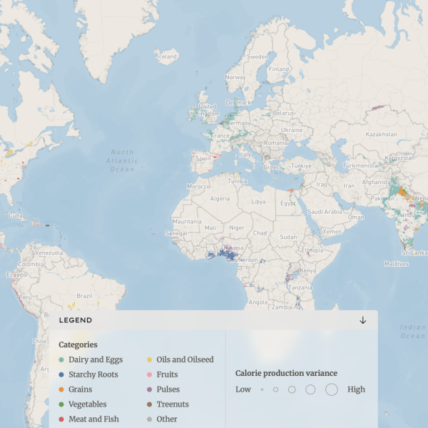 Global food twin map