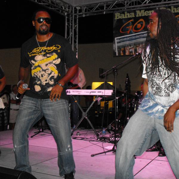 Baha Men performing on stage
