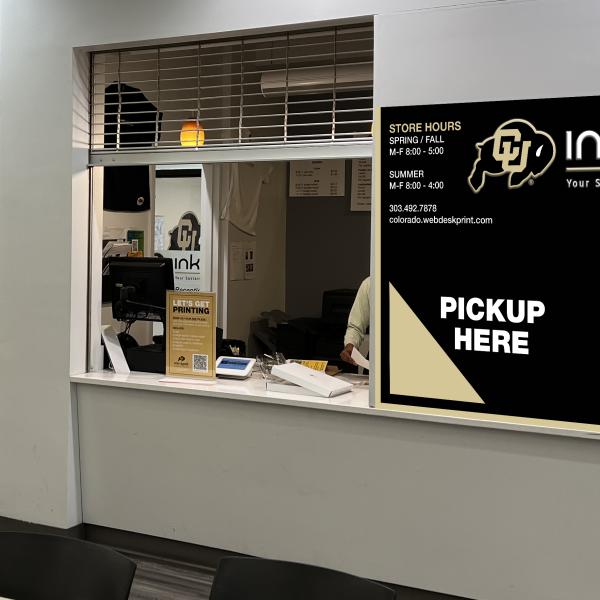 Ink Spot print center inside the UMC