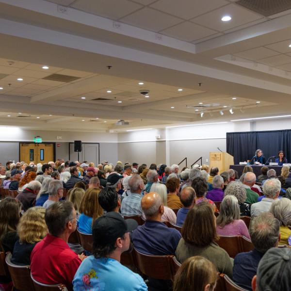 attendees listening to a CWA session