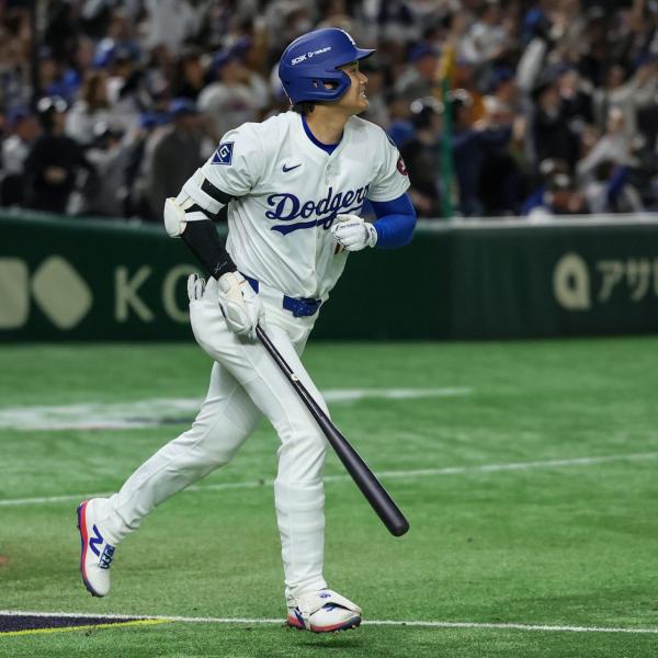 Shohei Ohtani playing for the Dodgers