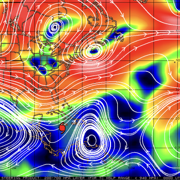 Hurricane Melissa forecast imagery