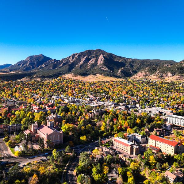 aerial view of campus