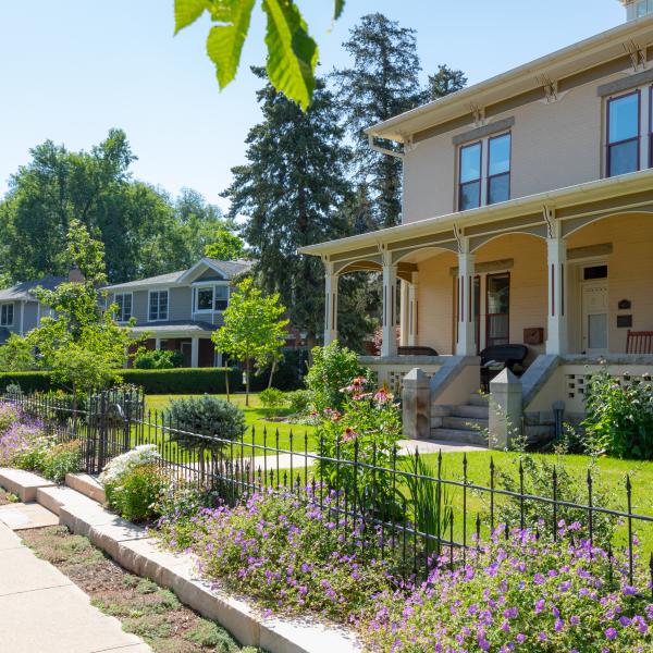 house in a residential neighborhood in Boulder