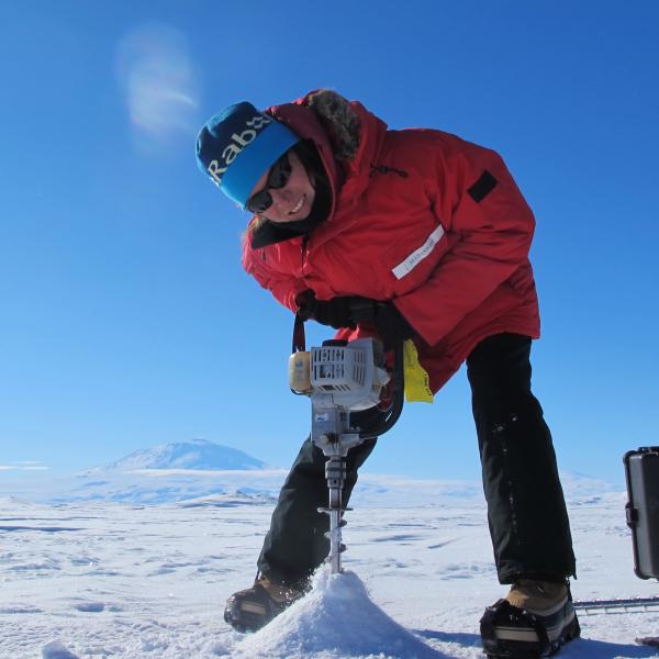 Alison Banwell in the Arctic