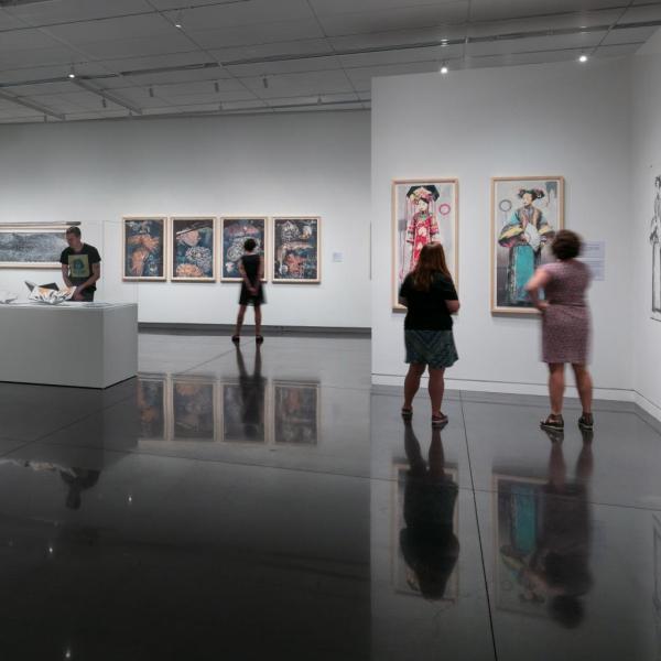 ​​Onward and Upward installation at the CU Art Museum
