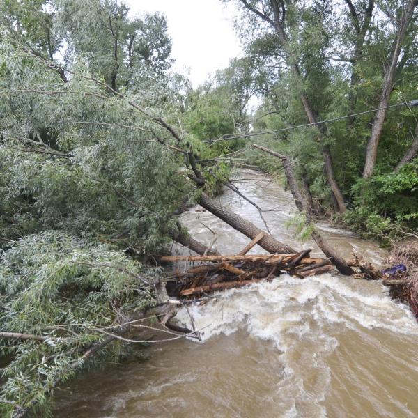 Boulder Creek flood damage in 2013