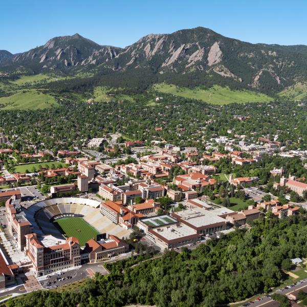 CU Boulder campus