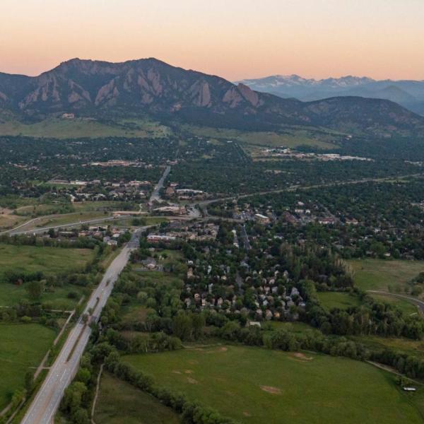roads leading into Boulder
