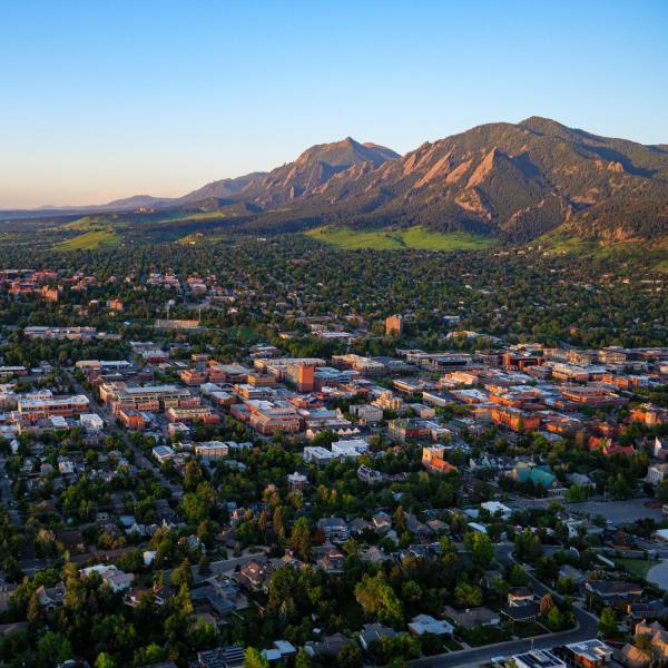 aerial view of campus