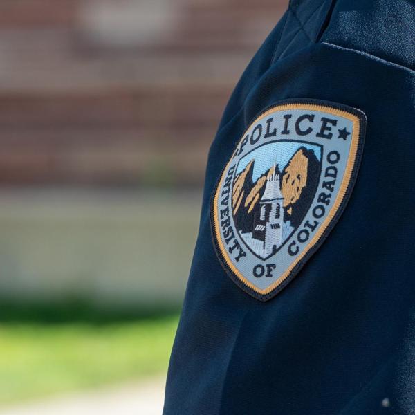 Patch on the arm of a police officer's uniform