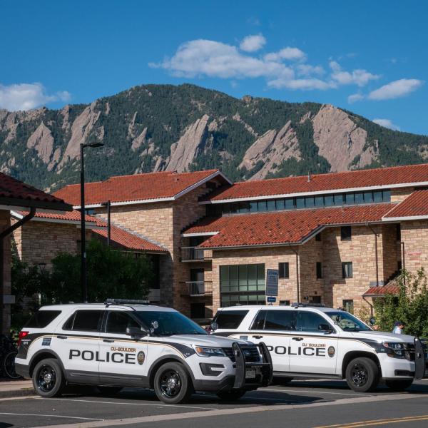 CU Boulder police cars