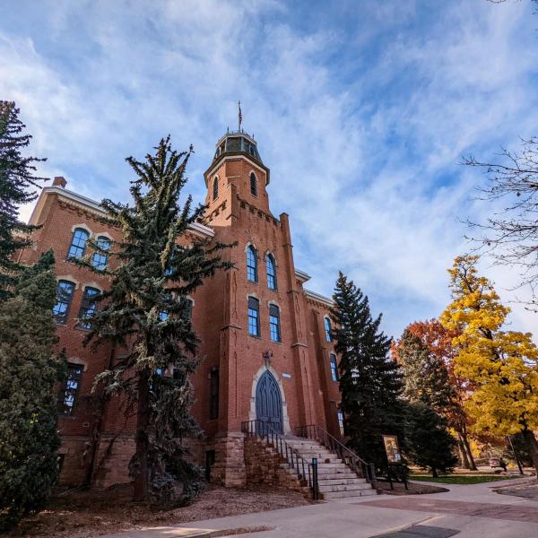 Old Main during fall