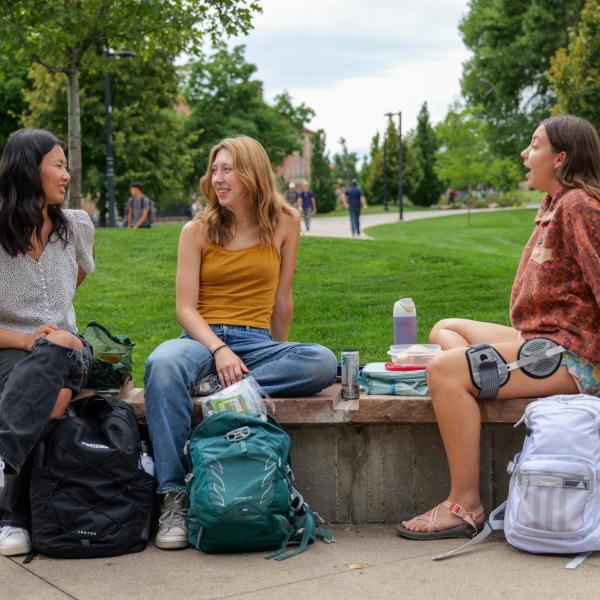 Students on campus