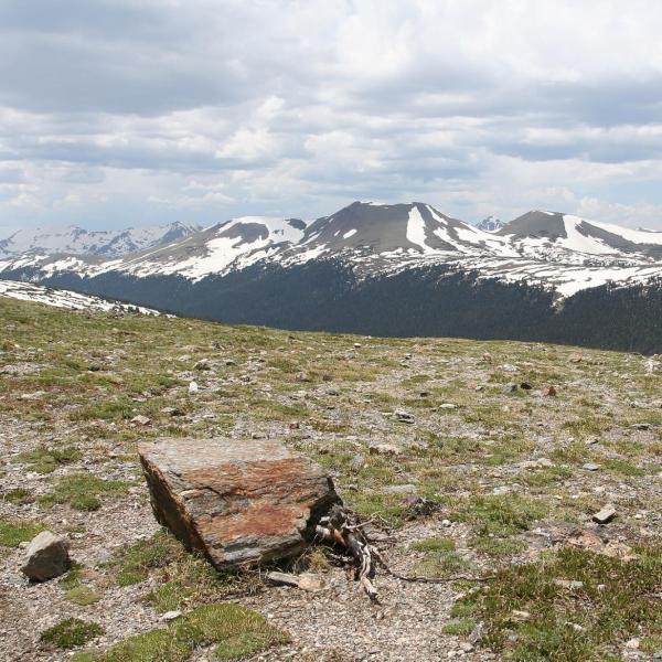 An alpine landscape in Colorado.