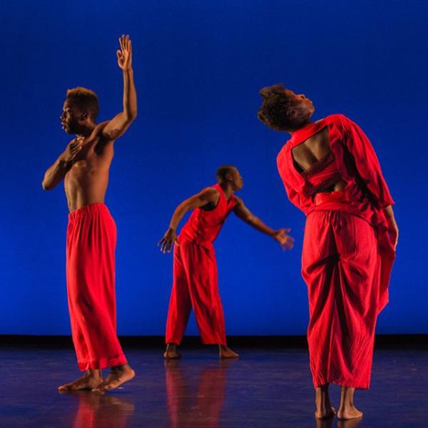 students dancing in innovative, multisensory performance