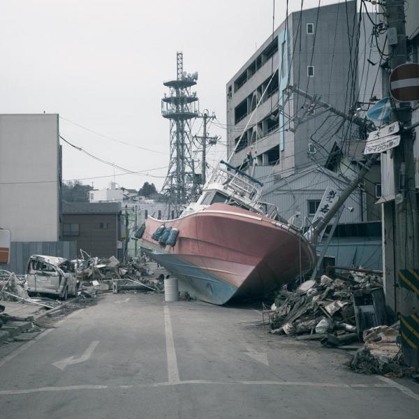 Image of damage following the Great Tohoku Earthquake and tsunami in 2011