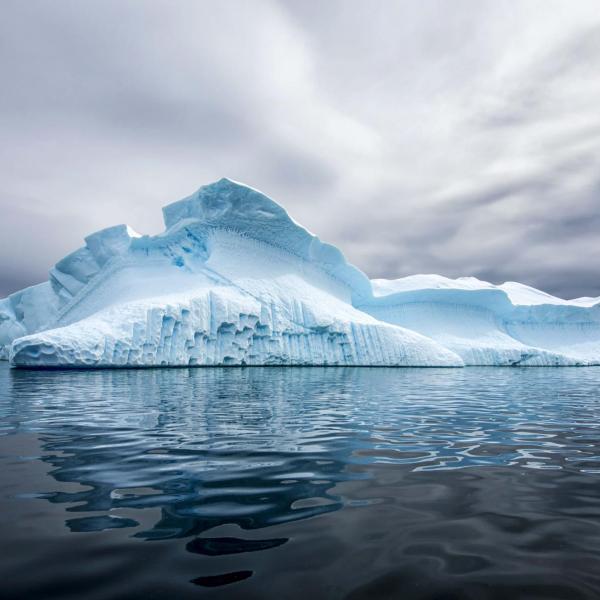 a glacier in Antarctica