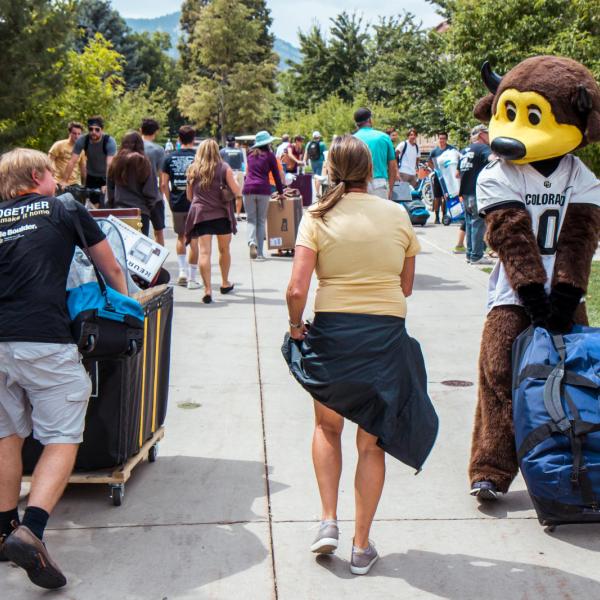 CU Boulder move-in