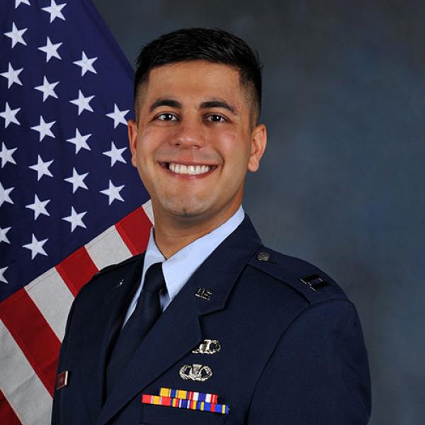 Joey Arora in his Air Force uniform