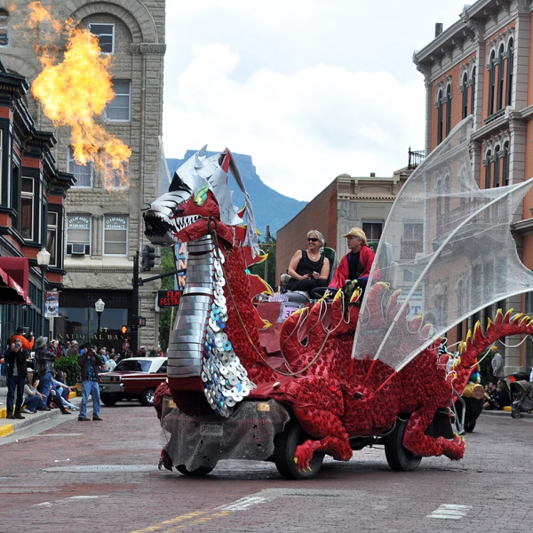 Annual Artocade art car festival in Trinidad district