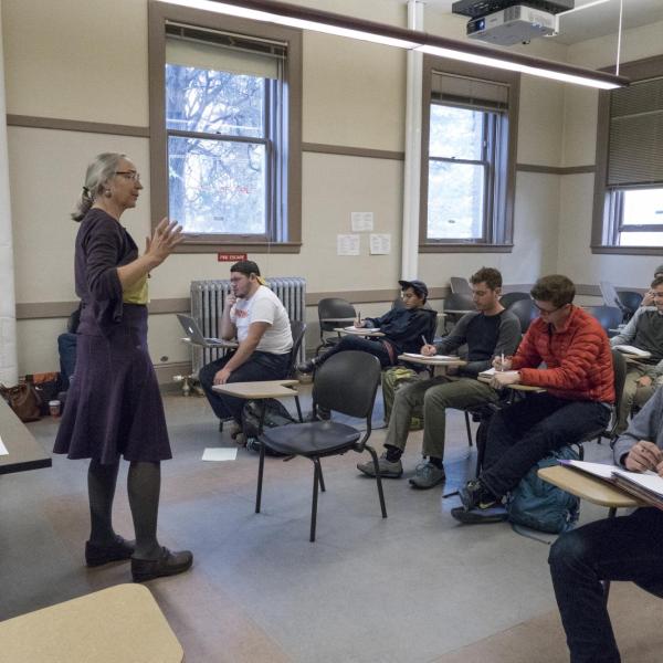 Students in a classroom