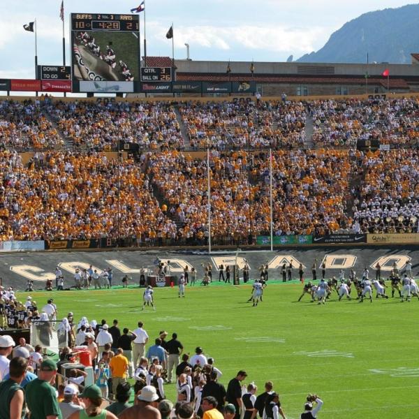 CU Boulder football game